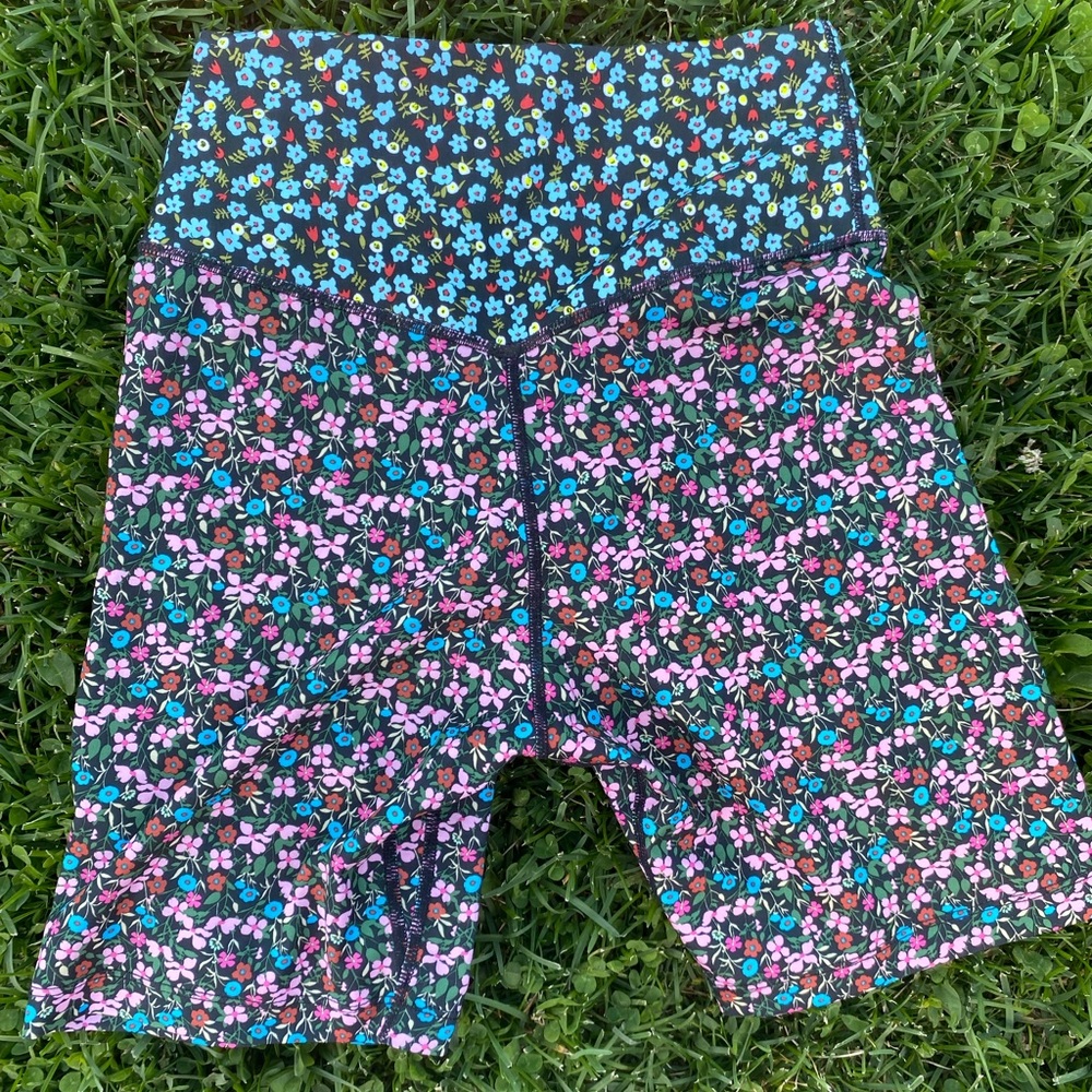 Floral Nike Bike Shorts
